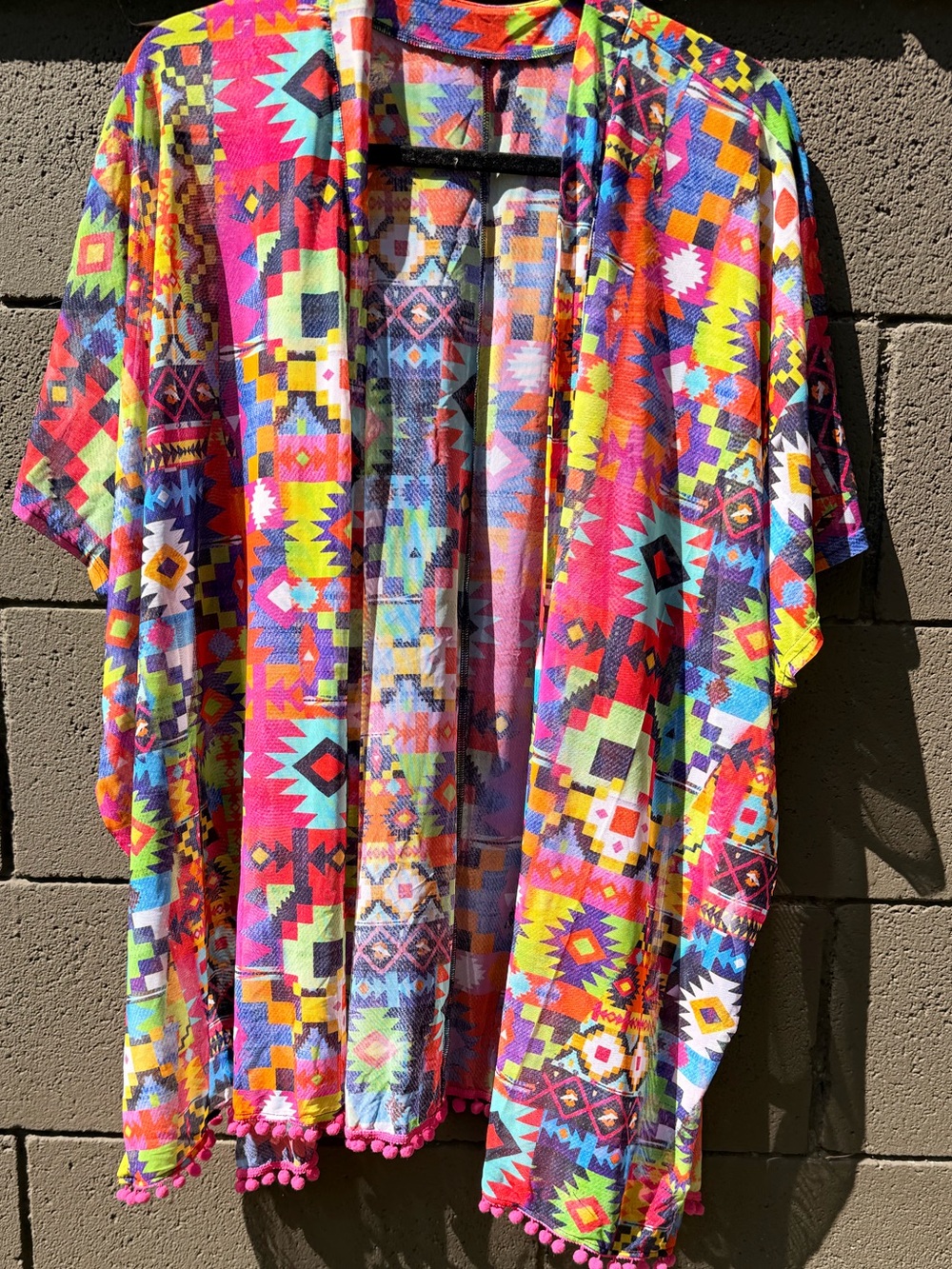 Banana Moon Aztec Kimono Cover-Up — Size 2